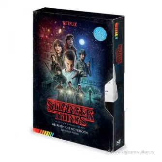 Notesi i olovke - Stranger Things Premium Notebook A5 VHS (S1)