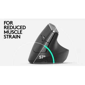 Kancelarijski miševi - Logitech MX Vertical Advanced Ergonomic Mouse - Graphite