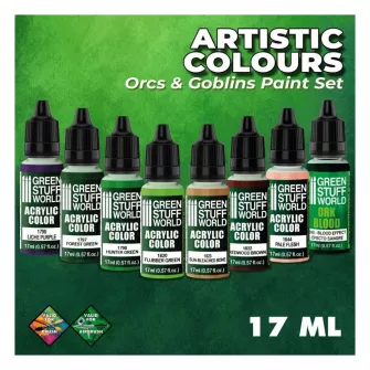 Warhammer boje - Paint Set - Green Paint set (Box x8)