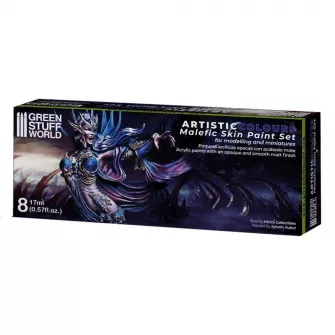 Warhammer boje - Paint Set - MALEFIC SKIN PAINT SET (Box x8)