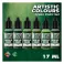 Paint Set - GREEN PAINT SET (box of 6)