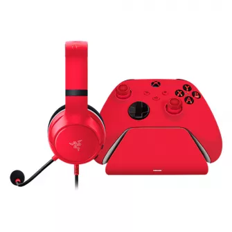 Kompleti - Essential Duo Bundle for Xbox Kaira X and Charging Stand for Xbox Controller - Pulse Red