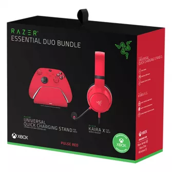 Kompleti - Essential Duo Bundle for Xbox Kaira X and Charging Stand for Xbox Controller - Pulse Red