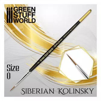 Warhammer pribor i oprema - Siberian Kolinsky Brush size 0 - GOLD SERIE