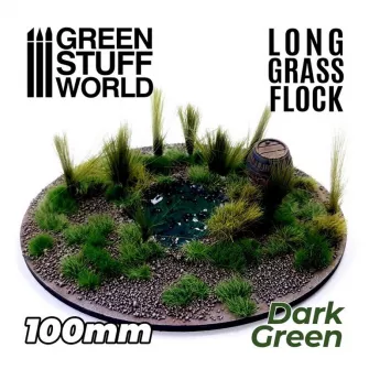 Warhammer pribor i oprema - Long Grass Flock 100mm - Color Dark Green