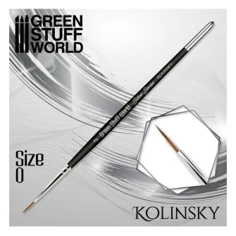 Warhammer pribor i oprema - Kolinsky Brush size 0 - SILVER SERIE