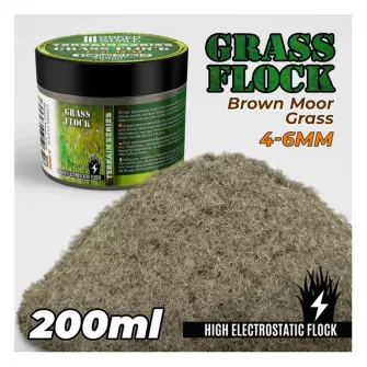 Warhammer pribor i oprema - Grass Flock - BROWN MOOR GRASS 4-6mm (200ml)