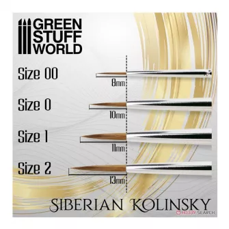 Warhammer pribor i oprema - Siberian Kolinsky Brush size 0 - GOLD SERIE
