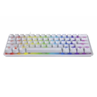 Gejmerske tastature - Huntsman Mini Mercury Edition 60% Opto-Gaming Keyboard (Clicky Purple Switch)