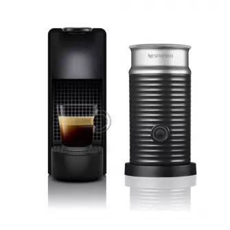 Aparati za kafu - Nespresso Essenza Mini Black aparta za kafu & Aeroccino - A3NC30EUBK-TX