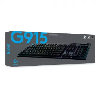 Gejmerske tastature - G915 Lightspeed Wireless RGB Mechanical Gaming Keyboard - GL Clicky Carbon - EOL