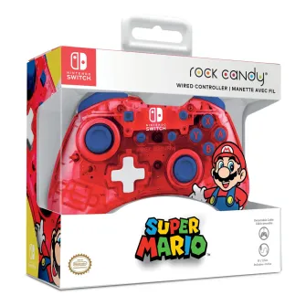Gejmpedi - Nintendo Switch Wired Controller Rock Candy Mini Mario