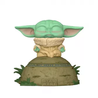 Funko POP! Figure - Funko POP! Star Wars Mandalorian Vynil Deluxe - The Child Using The Force (SFX)