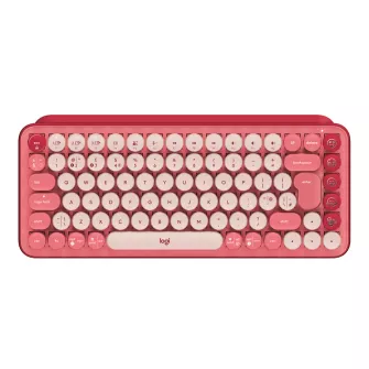 Kancelarijske tastature - Pop Keyboard with Emoji - Heartbreaker Rose