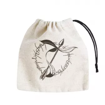 Warhammer pribor i oprema - Elvish Beige & black Basic Dice Bag