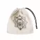 Dwarven Beige & black Basic Dice Bag