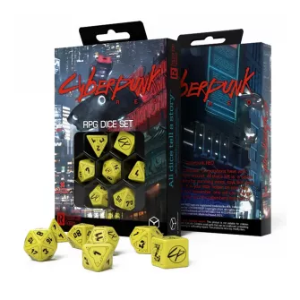 Warhammer pribor i oprema - DY Cyberpunk Red Dice Set: Danger Zone