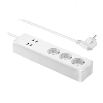 Produžni kablovi - Voltaic Smart Power Strip 3 EU Plugs + 4 USB Plugs 3680W 16A