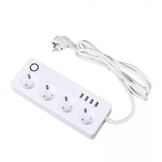 Produžni kablovi - Voltaic Smart Power Strip V2 4 EU Plugs + 4 USB Plugs 3680W 16A