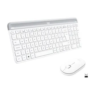 Kompleti - Logitech MK470 Slim Wireless Keyboard and Mouse Combo Off White - US
