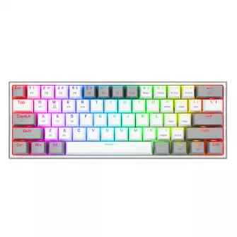 Gejmerske tastature - Fizz Pro White/Grey K616 RGB Wireless/Wired Mechanical Gaming Keyboard