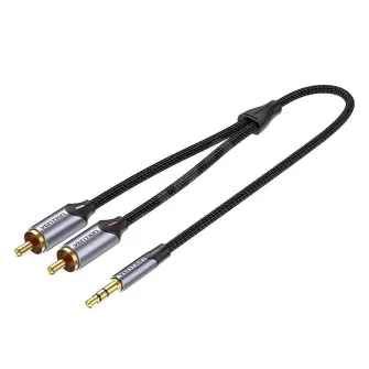 Audio kablovi - 3,5mm na 2 cinca kabl 3m - Sivi