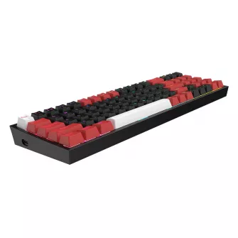 Gejmerske tastature - Pollux K628-RGB Pro Wired/Wireless Mechanical RGB Gaming Keyboard (red switch)