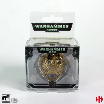 Privesci - Warhammer 40K Metal Keychain Custodian Shoulder Plate
