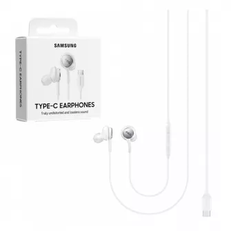 Bubice - SAMSUNG Earphones EO-IC100-BWE Type-C - White