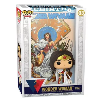 Funko POP! Figure - DC POP! Comic Cover - Wonder Woman (Rebirth) On throne