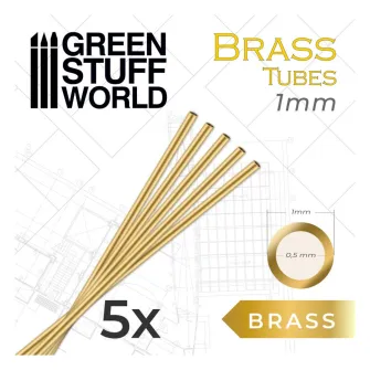 Warhammer pribor i oprema - Round Brass tube 1mm PACKx5