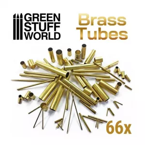 Surtido de tubos de laton / Brass tubes assortment (Aprox. 50-60 pc)
