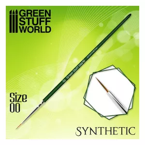 Pincel Sintetico / Synthetic Brush size #00 - GREEN SERIE