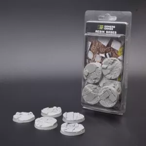 Resin Bases - Temple - Round 40mm (x5)