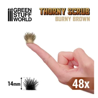 Warhammer pribor i oprema - Thorny SPIKY Scrub - BURNY BROWN