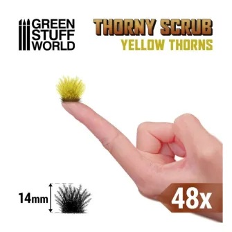 Warhammer pribor i oprema - Thorny SPIKY Scrub - YELLOW THORNS