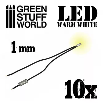Warhammer pribor i oprema - Micro LEDs - Warm White - 1mm (0402 SMD)