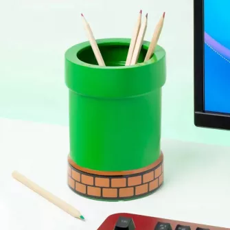 Notesi i olovke - Super Mario Pipe Plant & Pen Pot