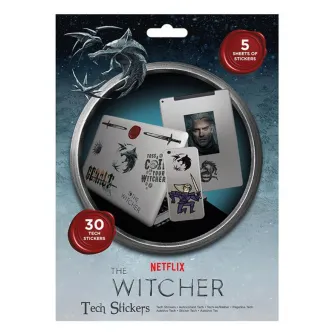 Merchandise razno - The Witcher (Monster Hunter) Tech Stickers