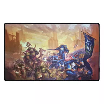 Podloge za miševe - Mouse Pad - Ultramarines vs Death Guard cover art from 8th edition Warhammer 40K