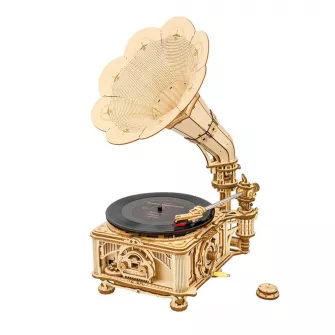Drvene makete - Classical Gramophone (Electric rotate mode & Hand rotate mode)