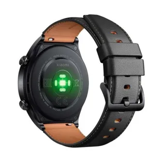 Narukvice za pametne satove - Xiaomi Mi Watch S1 Leather Strap - Black
