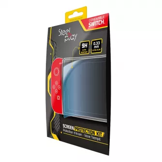 Maske i folije za konzole i gejmpede - Nintendo Switch Screen Protection Kit (9H Tempered Glass)
