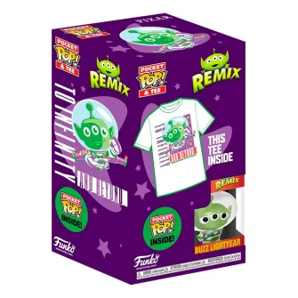 Funko POP! Figure - Pocket POP! & Tee - Disney Alien Buzz