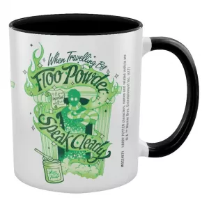 Šolje i čaše - Harry Potter (Floo Powder) Black Mug