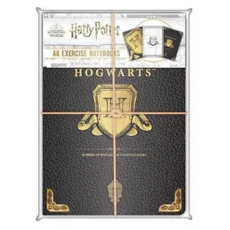 Notesi i olovke - Harry Potter - A6 Notebooks 3PK - Hogwarts Shield