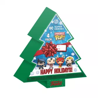Funko POP! Figure - Funko Pocket POP: DC Holiday - Tree Holiday Box 4pcs.