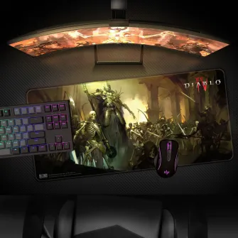 Podloge za miševe - Diablo IV - Skeleton King XL Mousepad