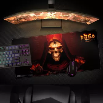 Podloge za miševe - Diablo 2 - Resurrected Prime Evil XL Mousepad