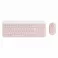 MK470 Slim Wireless Keyboard and Mouse - Rose - US